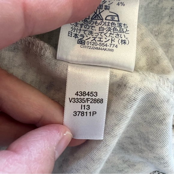 Lands’ End Black & Brown Houndstooth Faux Wrap Dress Size Medium Petite (10/12) - Picture 7 of 7